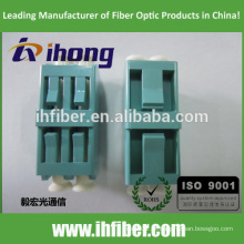 LC / UPC SM DX adaptador de fibra óptica de gancho duplo